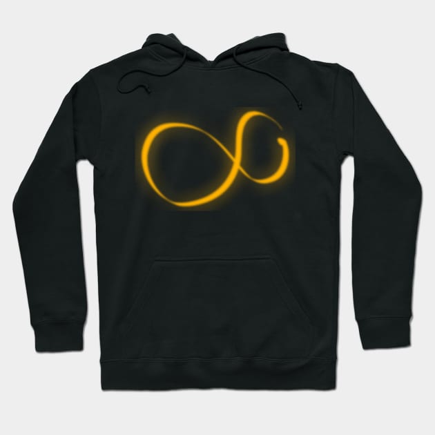 Infinity Glow Hoodie by Whole Lotta Pixels